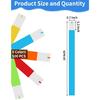 500 Pcs Wrist Bands, Paper Wristbands for Events, Adhesive Colored Wristbands, Disposable Wrist Bands, VIP Bracelets for Party (Red Yellow Orange
