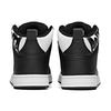 Anta Slip Resistant Abrasion Resistant High top Skateboard Shoes Women's Black White 92648060-2