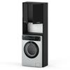 Freestanding Bathroom Cabinet Black 64CM Washing Machine Cabinet Bathroom Column