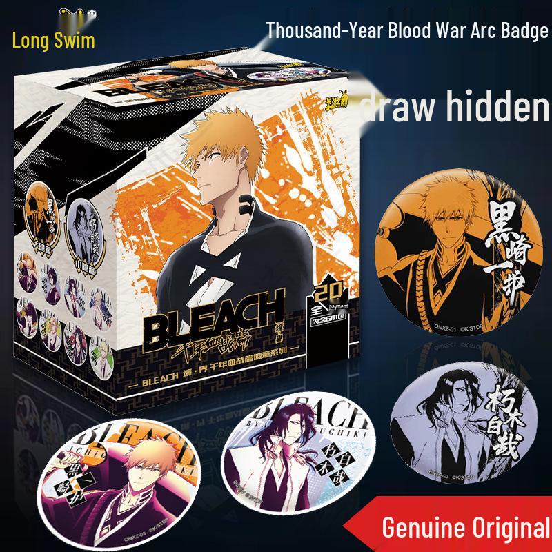 Kayou Bleach: Thousand-Year Blood War Ichigo Kurosaki Tinplate Badge Blind Box