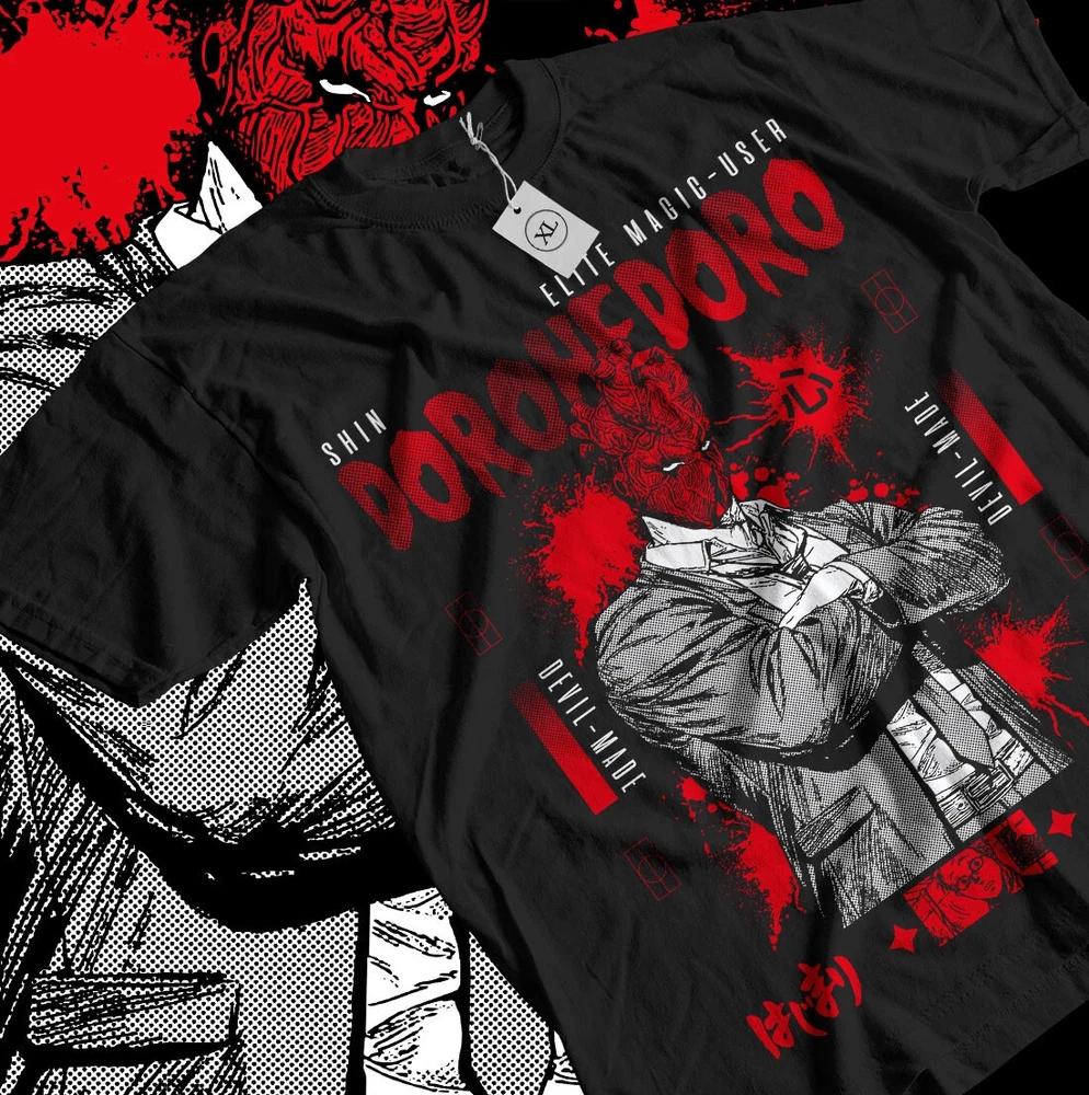 Anime Dorohedoro Shin Ebisu Noi Kaiunisex Nikaido Graphic Black TShirt Size S4XL S