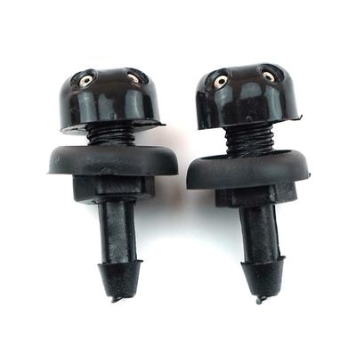 BSP525 2 Pièces Universel Voiture Double Trous Gicleur de Lave-Glace Pare-Brise Kit Jet d'Eau Essuie-Glace