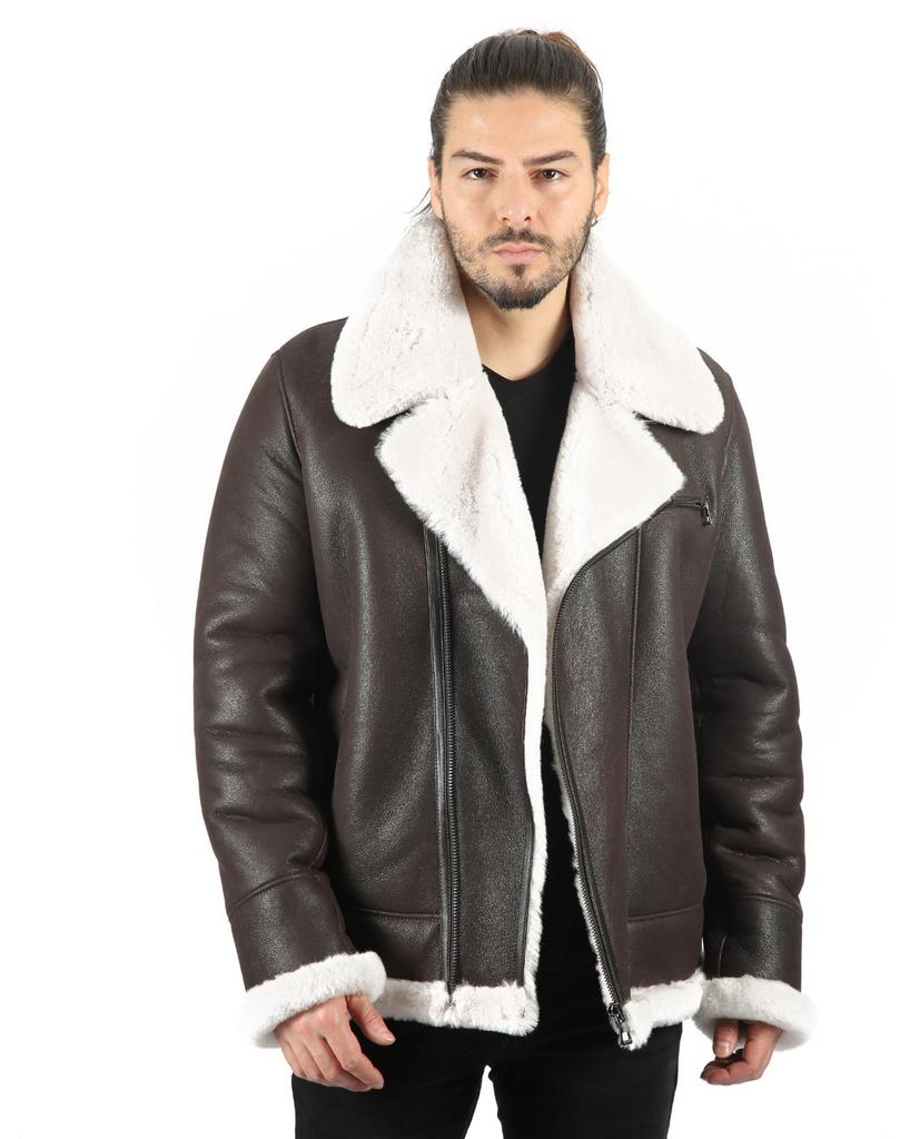 Leather Fur Men's Coats