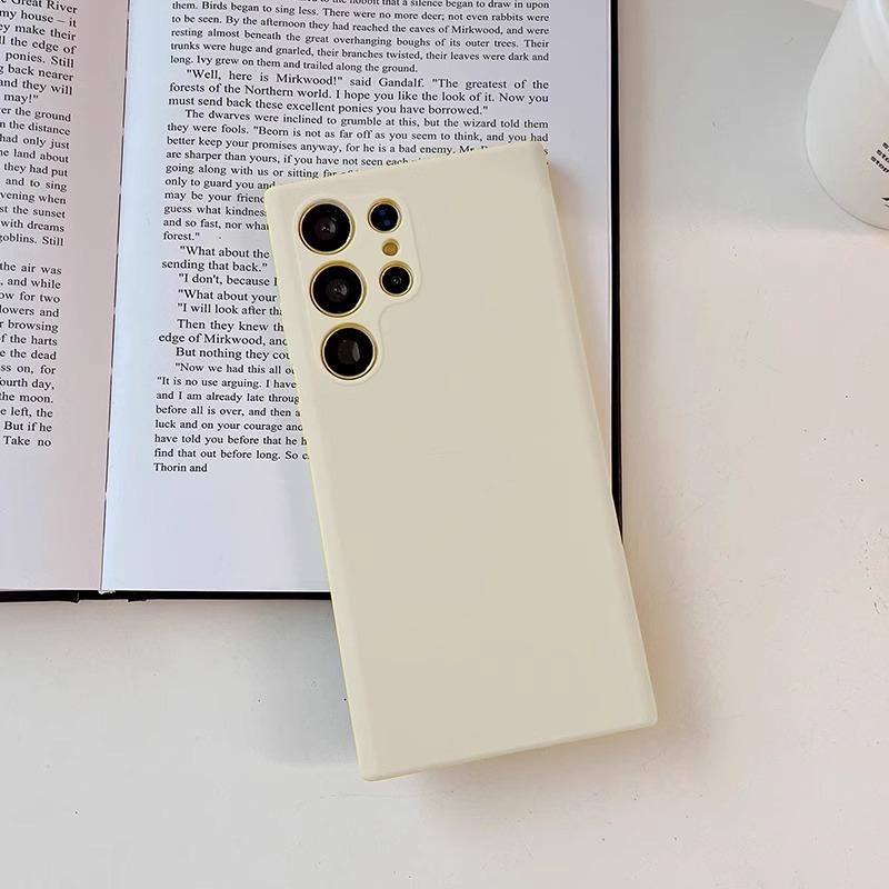 Suitable for Samsung Galaxy S25 Liquid Silicone Mobile Phone Case S23 Ultra Full-inclusive Anti Fall Protection Case Soft Case 24