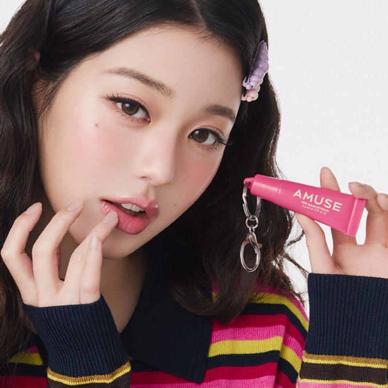 AMUSE [NEW] Care/Tint Balm Keychain (Choose 1 of 10) 03 Healthy Cherry