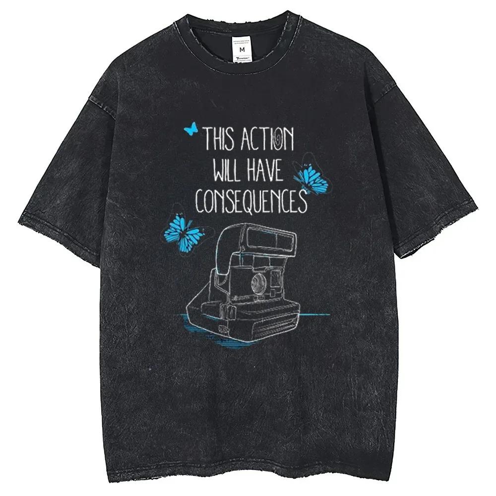 Life Is Strange Cotton T-shirt Short Sleeve Custom Man T-shirts Mens Tshirt Hip Hop Streetwear New Arrival Male Clothes