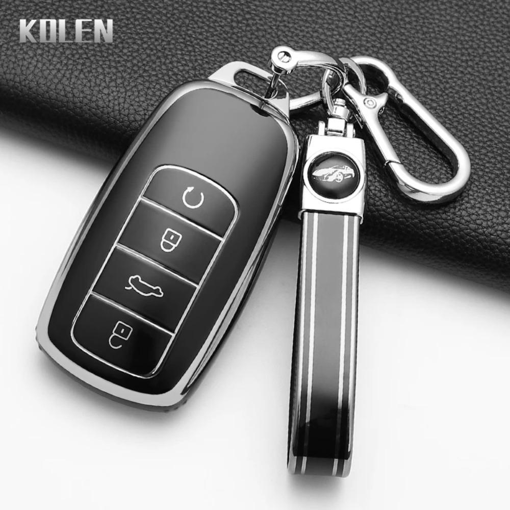 Fashion TPU Car Smart Key Case Cover for Chery Tiggo 8 Pro Tiggo 8plus New 5 Plus 7pro Chery Tiggo 7 Pro Max Omoda 5 C5 Keychain