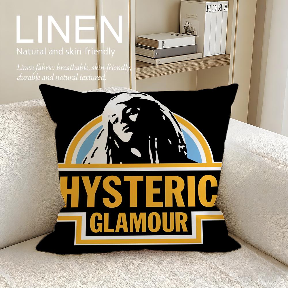 Brand Hysteric Glamour Cushion Cover Pillowcase Set Pcs x x Breathable Washable Sofa Cushion Cover