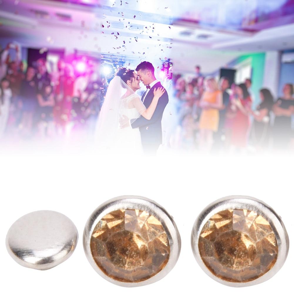 50 Sets Rhinestone Rivets Crystal Diamond Studs Leather Craft Bag Clothes Decoration