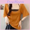 Summer Oversize Womens T Shirt With Splicing Color Block Design For Casual Wear