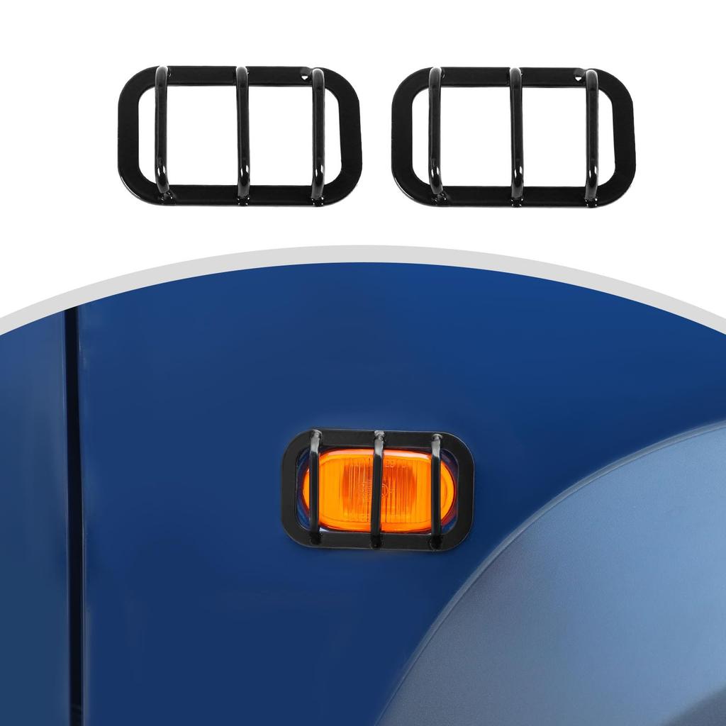 ANTC Rear Fog Lamp Light Cover for Suzuki Jimny JB64W JB74W 2019 2020 2021 2022 2023 2024 2025 Custom Set of 2 Easy Lamp Protection Parts - Parts,