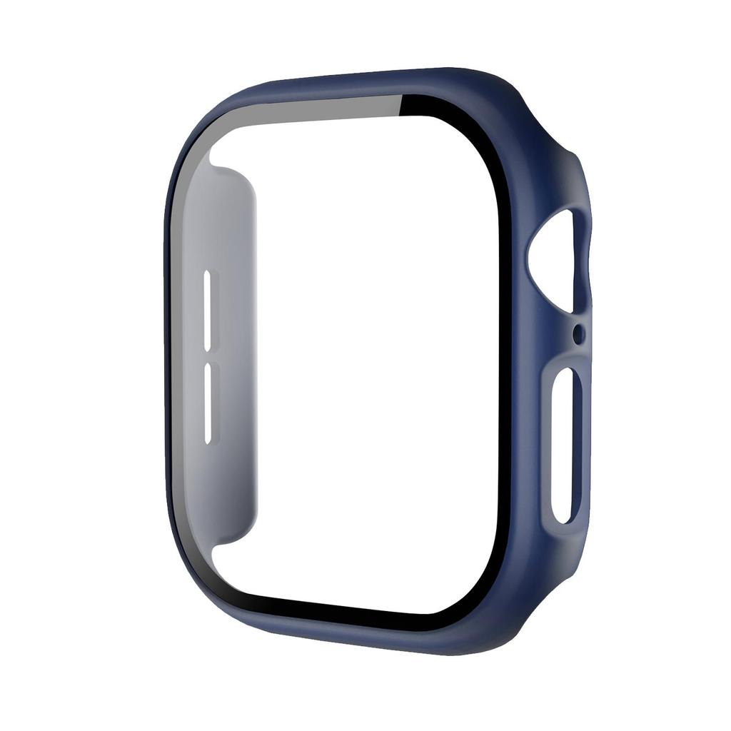 Tempered Glass+Cover For Apple Watch 42mm 46mm 45mm 44mm 41mm 40mm Hard PC Screen Protector Case iWatch Series 11 10 9 8 7 6 SE3