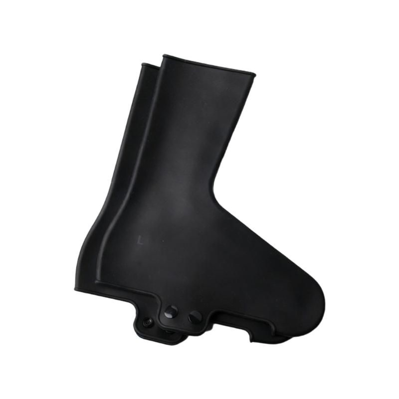 

Flexible Cycling Shoe Protectors Windproof Bike Shoe Cover Antislip Waterproof Overshoes Bicycles Accessories L чорний