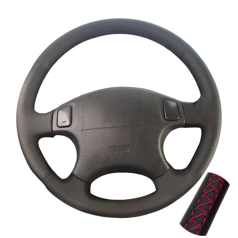 Hand Sewing Car Steering Wheel Cover Microfiber Leather For Honda CRV CR-V Accord 6 Odyssey Prelude Civic 1996-2003 For Acura CL
