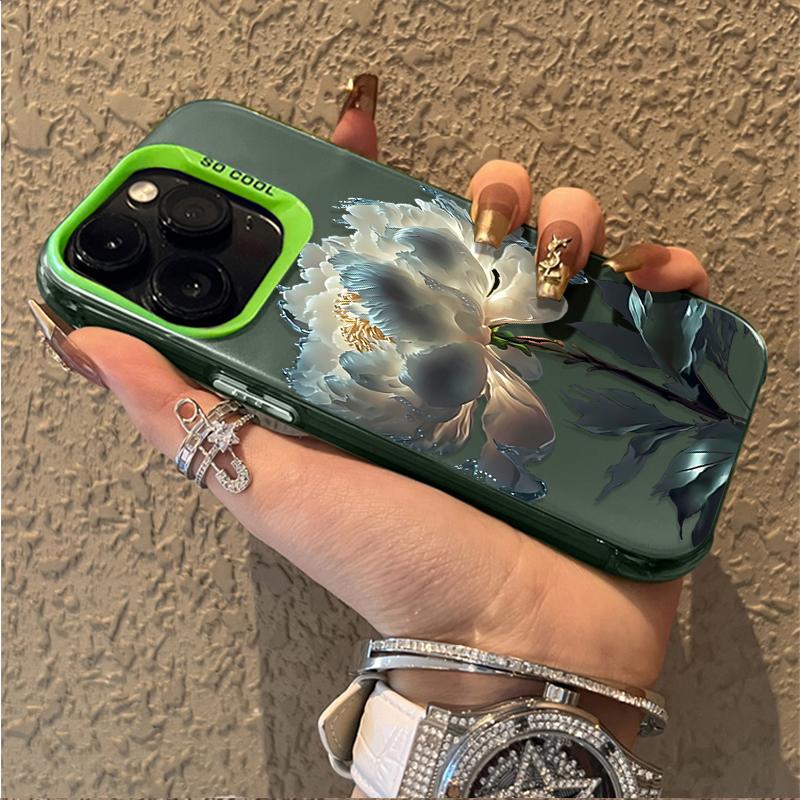 Phone Case Has Good Meaning Peony For iPhone 17 16e 16 15 14 13 12 11 Mini Pro Max XSMAX 8 7 Air Plus Anti Fall Matte Back Cover