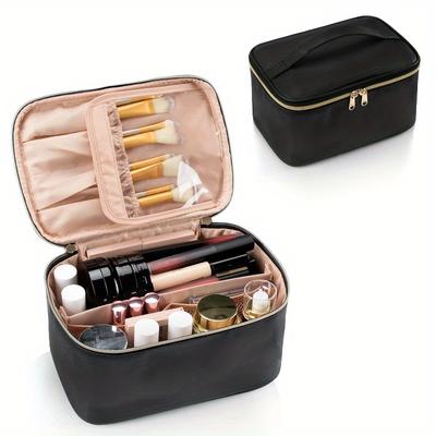 Petit sac à cosmétiques, trousse de maquillage de voyage Portable et mignonne pour femmes et filles, organisateur de pinceaux de maquillage, sacs de pochette à cosmétiques