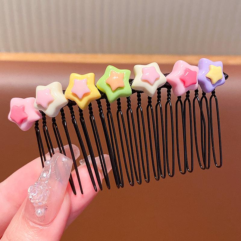 Children's Cartoon Hair Comb & Clip - Summer Hairpin Organizer for Girls