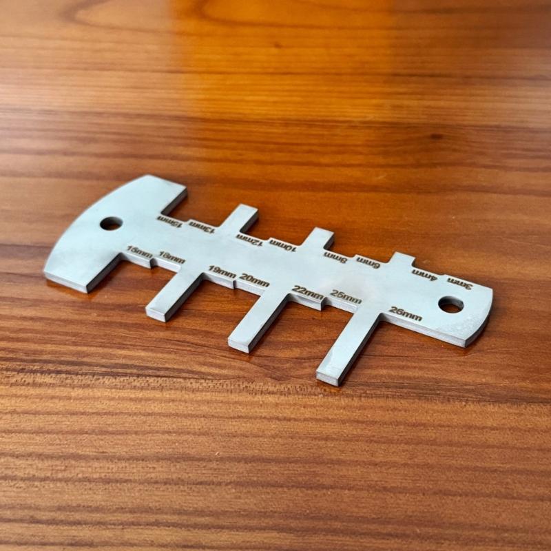 Aluminum Tablesaw Depth Measuring Height Gauge For Router Table Calibration And Woodworking Depth Measurement