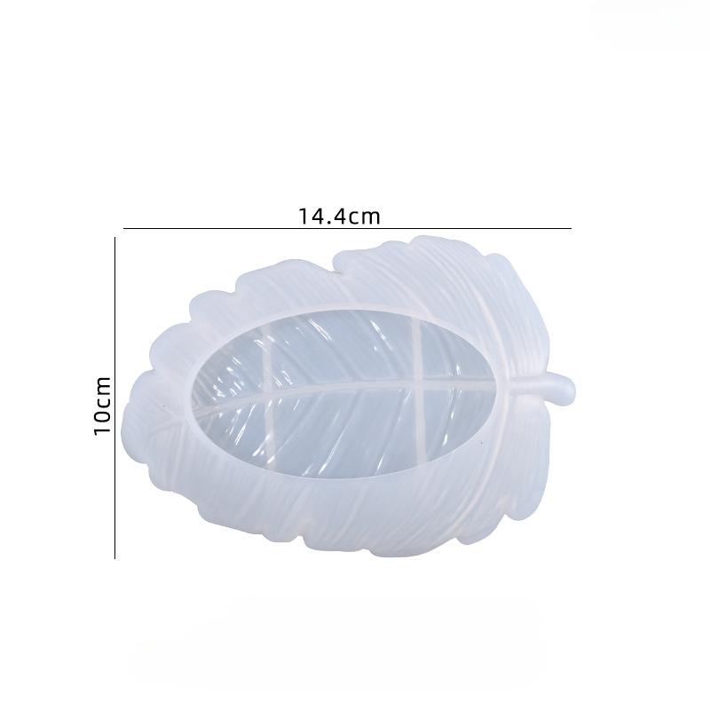 DIY Crystal Dropper Mold, Leaf Plate, Nut Storage Plate, Silicone Mold, Leaf Shape, Desktop Decoration, Party Decoration Supplies