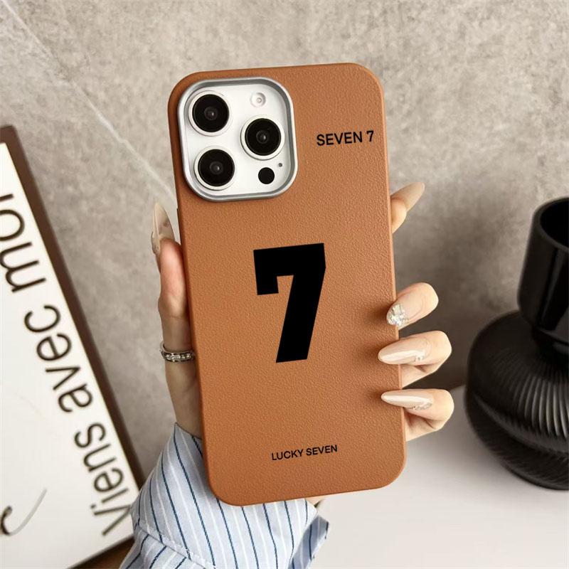 Lucky Number 7 Soft Silicone Phone Case for Samsung S25 Ultra Cases Galaxy S24 Plus S23 FE S22 S21 A16 A56 A35 A55 A15 Cover
