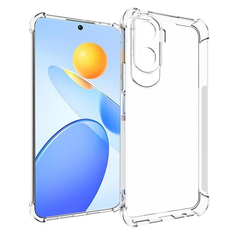 

For Honor 90 Lite 5G / X50i 5G Soft TPU Phone Case Transparent Anti-slip Phone Cover