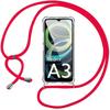 Case - E.F.CONNECTION - For Xiaomi Redmi A3 - Shockproof Protection - Adjustable Shoulder Strap - Transparent Silicone