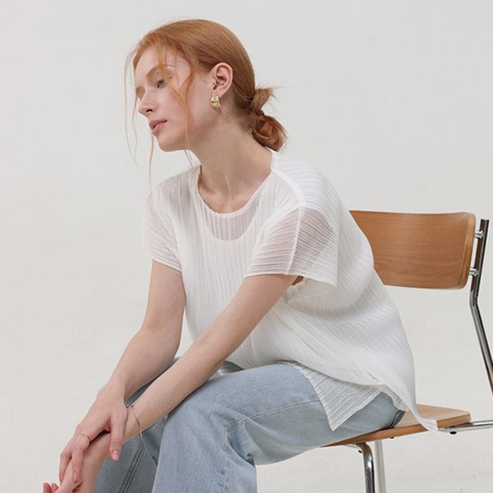 Pleatsmood Double Blouse Aile Pleats
