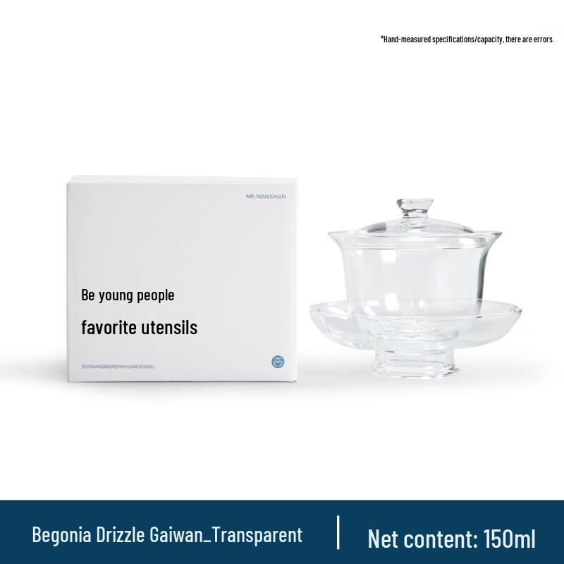 Heat-Resistant Glass Kung Fu Gaiwan