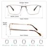 Cooling Glasses for Sight for Men Photochromic Graduation Lenses Trend Discoloration Sunglasses Men Square Spectacle Frames Men