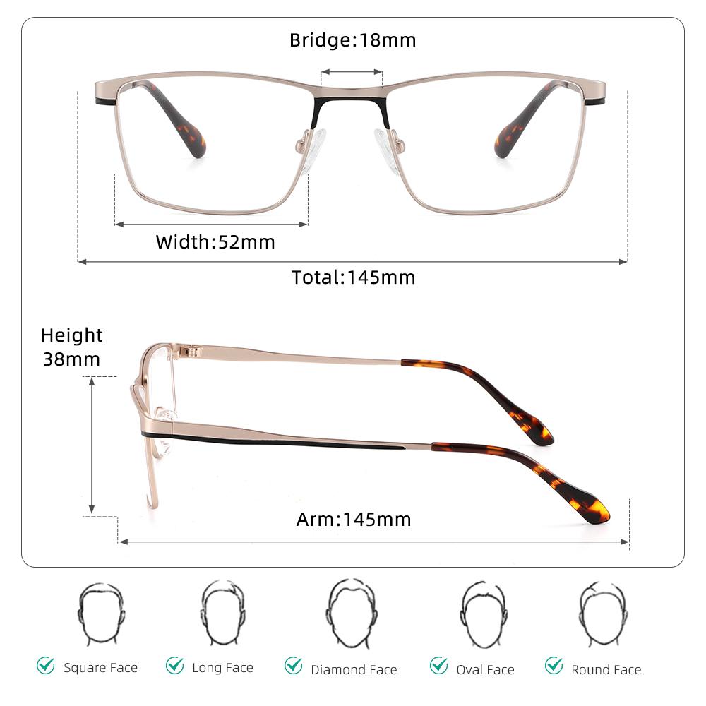Cooling Glasses for Sight for Men Photochromic Graduation Lenses Trend Discoloration Sunglasses Men Square Spectacle Frames Men