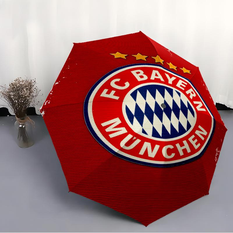 1pc B-Bayern Munich Umbrella, Sun Protection, And UV Shielding. It Has Eight Sturdy Ribs for Outdoor Use And Perfect As a Holiday Gift