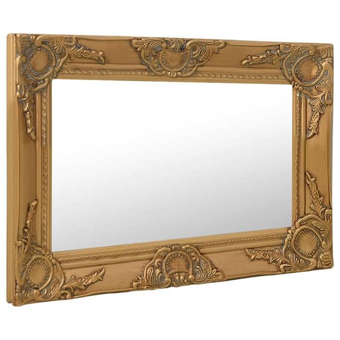 VidaXL Miroir mural style baroque 60x40 cm Doré 320329