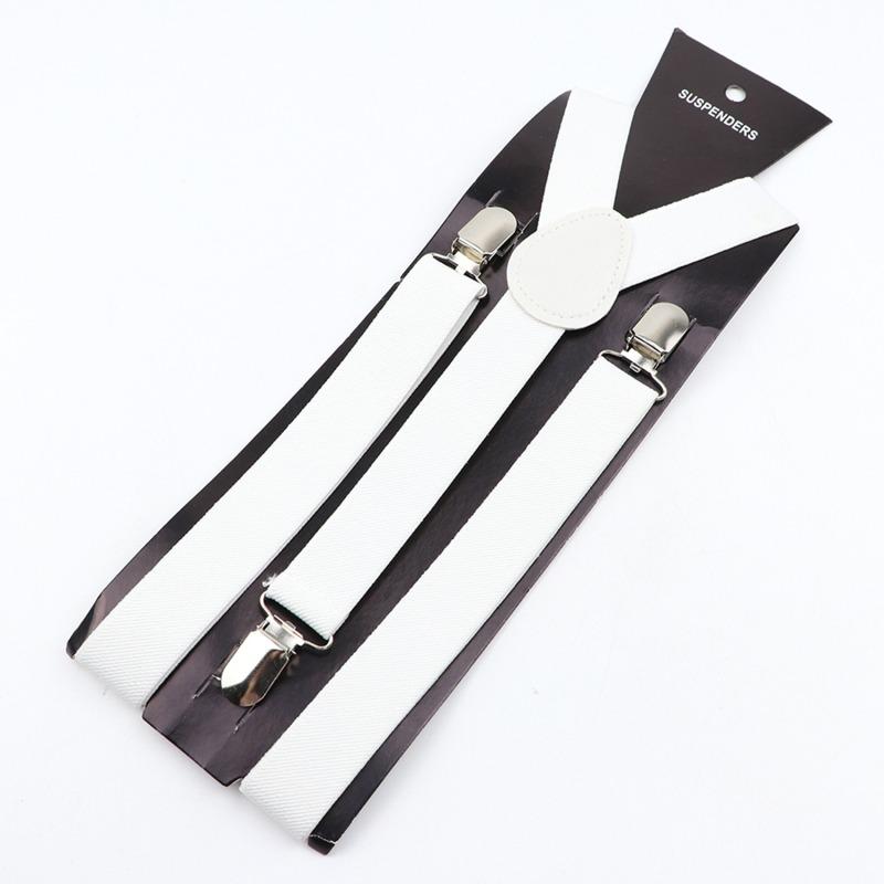 Practical 35/25/20mm Wide Men Suspenders High Elastic Adjustable 4 Strong Clips Suspender Heavy Duty X Back Trousers Braces