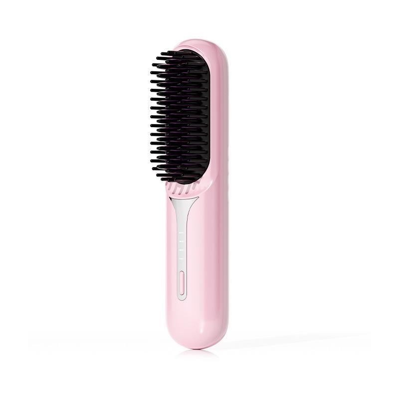 Portable Dual-Purpose Ionic Hair Straightener: Wireless, Non-Damaging, and Rechargeable for Straightening & Curling