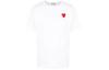 Tricou CDG Play cu Inimă Dublă Roșie Alb AZ-T288-051-2