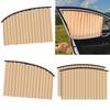 2pcs Front Car Visor Magnetic UV Protective Curtain Privacy Window Visor Car Interior Protective Accessories