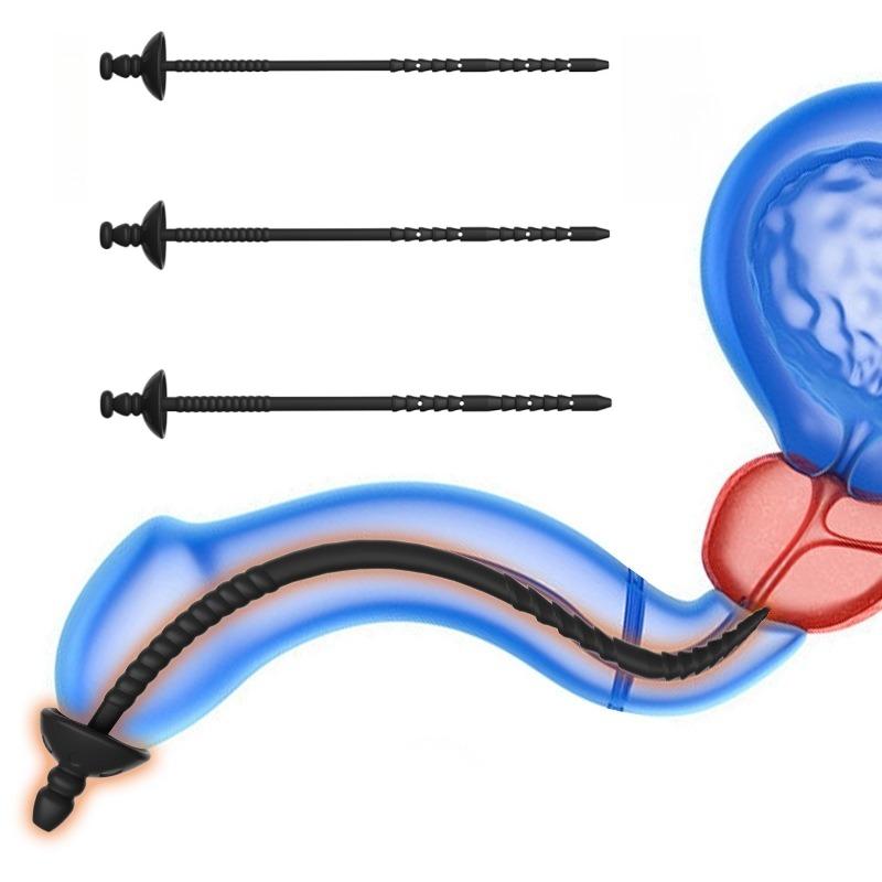 Urethra Sound Penis Plug Silicone Dilators Catheters & Sounds Set Urethral Plug Prostate Stimulator Adult Sex Toy for Men