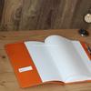 Roost Outdoors Genuine Leather Notebook Cover B5 Semi-B5 Leather Notebook Cover Orange Camel