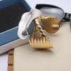 Armlet Golden and White Bangle Openable Metal Flower Bracelet Classical Iris Bangle  Lady