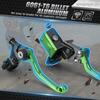 For Kawasaki KX125 KX250 KX250F KX450F KX 65 85 KLX125 KLX250 KLX450R CNC 7/8"Hydraulic Brake & Cable Clutch Lever Set Assembly