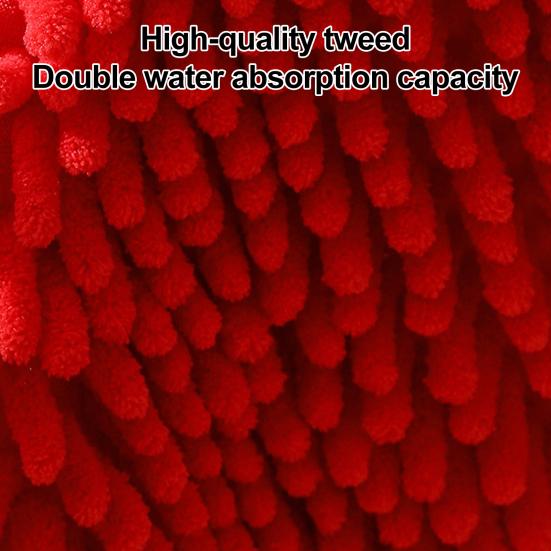 Cute Fruit Hand Towel Fuzzy Strawberry Banana Towel Absorbent Chenille Soft Puff Towel with Hanging Loop