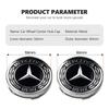 4PCS Car Wheel Center Hub Cap Sticker Accessories For Benz AMG VIANO GLB GLC W108 W124 W126 W169 W176 GLE GLK