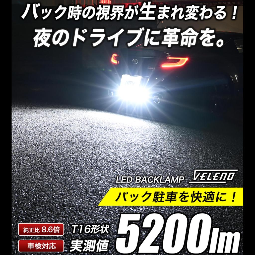 VELENO T16 LED Back Lamp 5200lm Super Explosive Light Exceeding