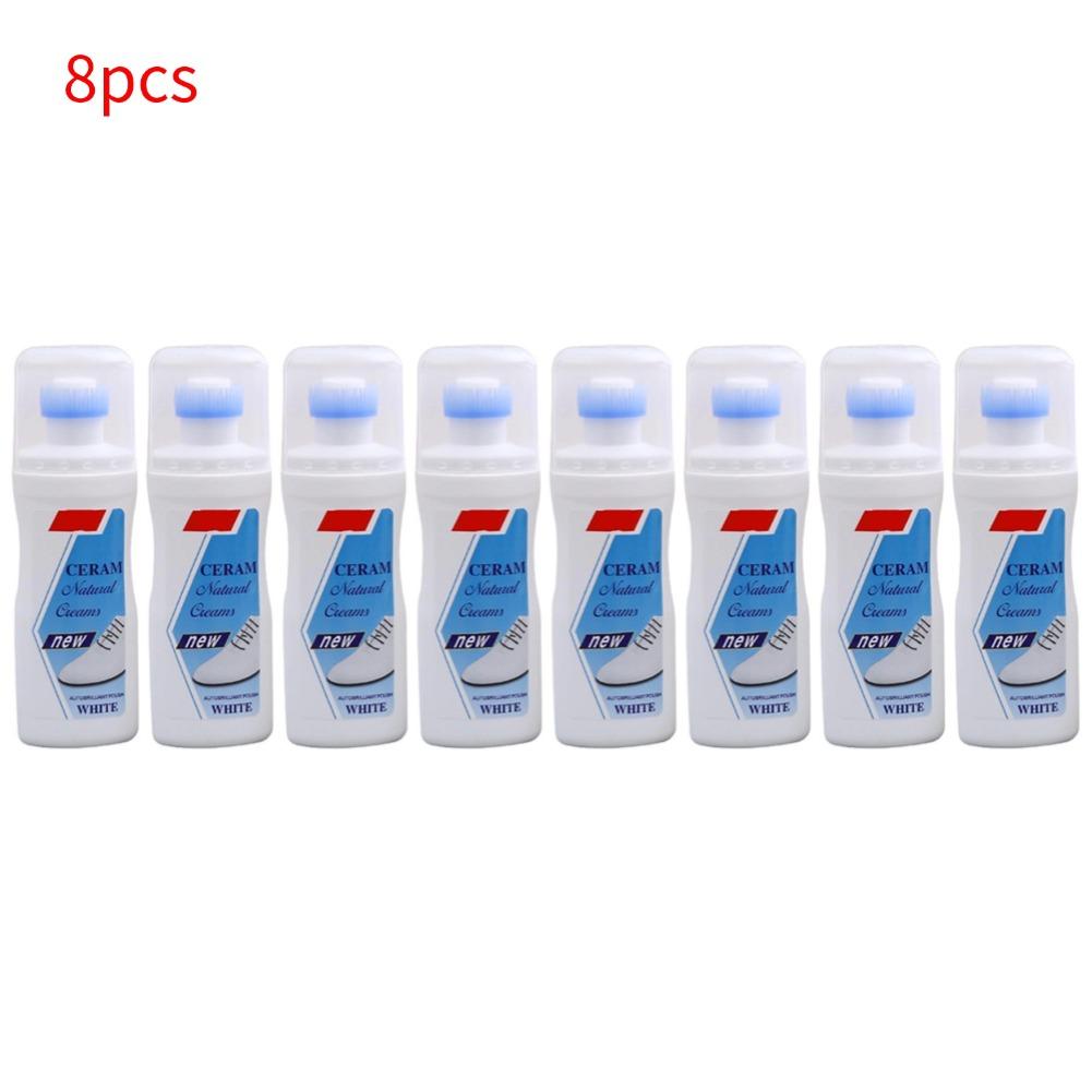 White Shoes Cleaner Polish Cleaning Tool For Casual Leather Shoe Sneakers Shoe Brushes Yellow Stain Remover Dry Cleaning Agent