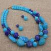 Noble Beaded Necklace Fashion Wear-resistant Ideal Gift Female Dangle Earrings Set