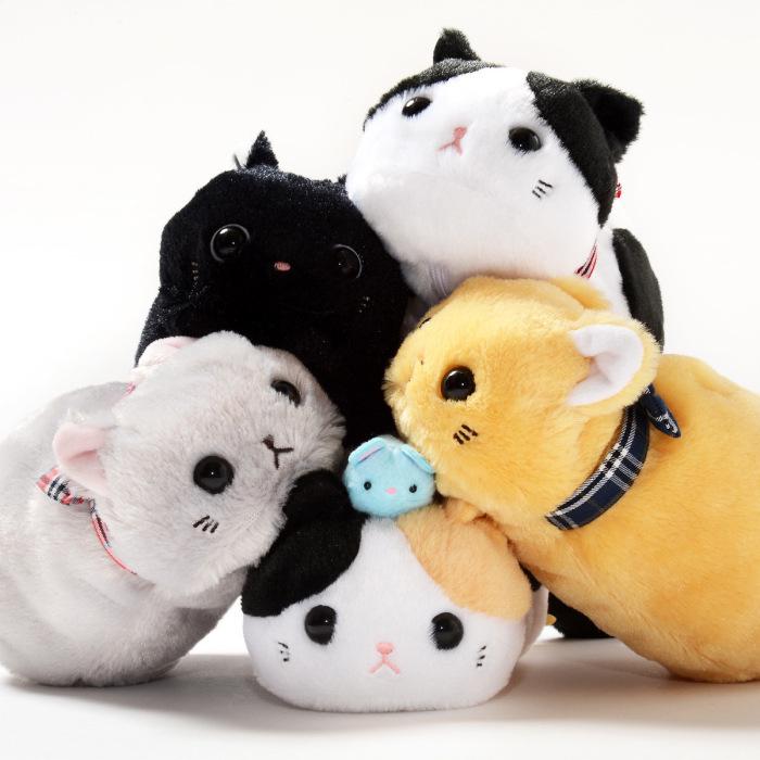 Japan Dozing Kitten Plush Pencil Case and Storage Bag