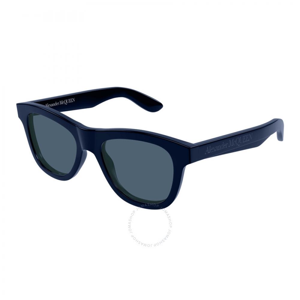 

Alexander Mcqueen Blue Square Men S SunglaSSeS am0421S 005 54