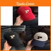 Spring Summer Heart Embroidery Baseball Hat With Adjustable Fit For Unisex Wear