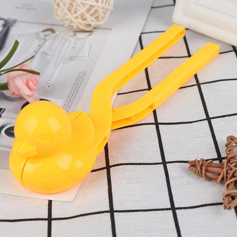 

Мультяшная милая утка в форме снежка клипса для детей на открытом воздухе игрушка жёлтый