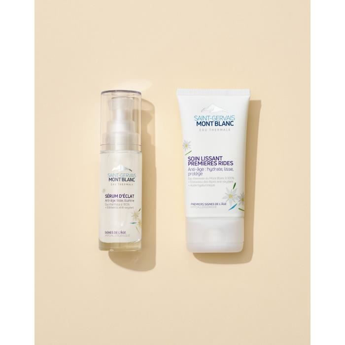 Soin Anti-Âge - SAINT GERVAIS MONT BLANC - Lissant Premières Rides - 40 ml - Hypoallergénique - Fluide